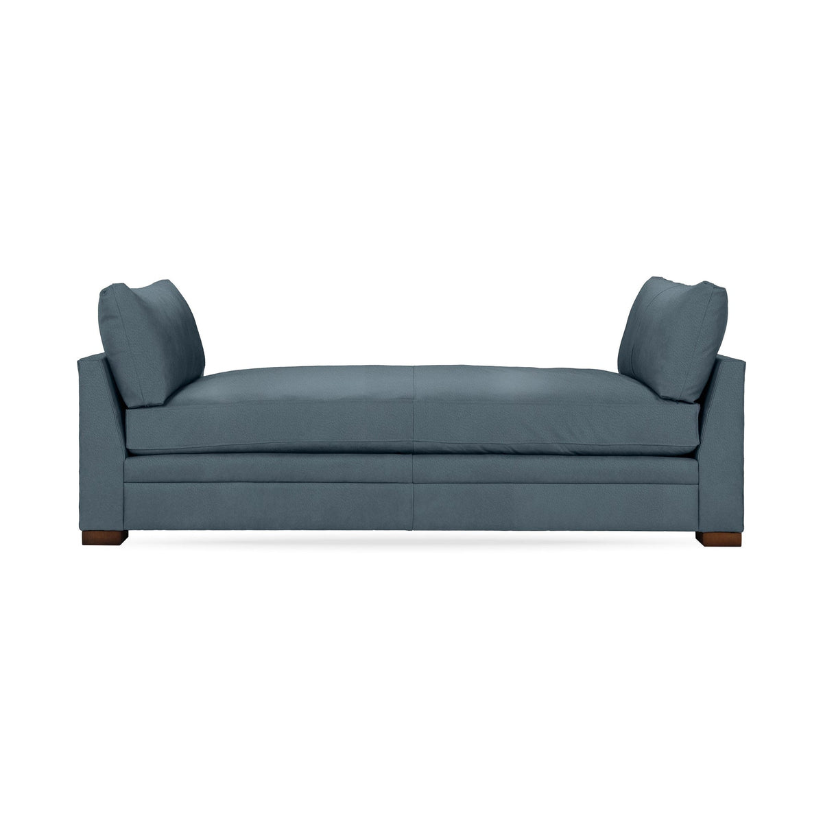 Audrey Backless Sofa - Bayou / Leather - Classic Home 5309STLBU