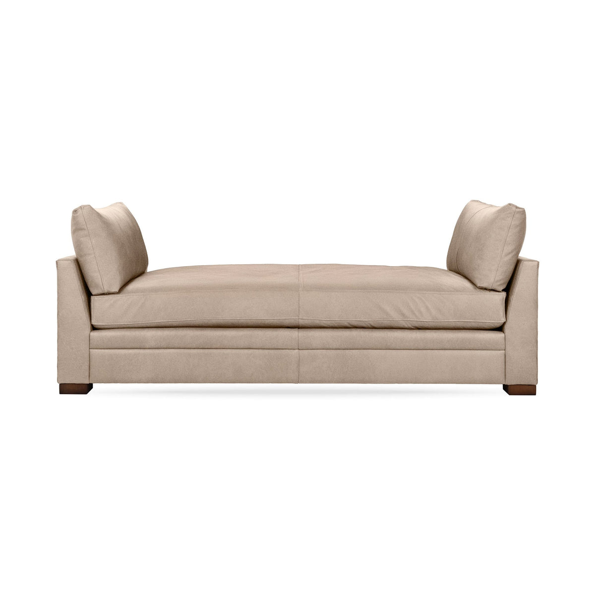 Audrey Backless Sofa - Cashmere / Leather - Classic Home 5309STLCM