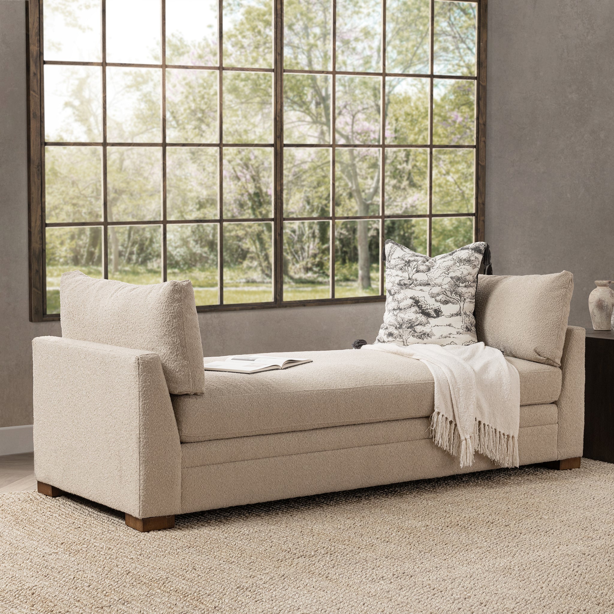 Audrey Backless Sofa - Harvest Bronze