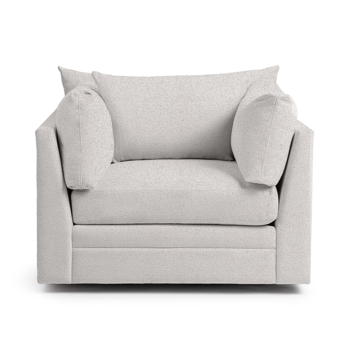 Audrey Swivel Chair - Gray / Polyester - Classic Home 5309SWC1002