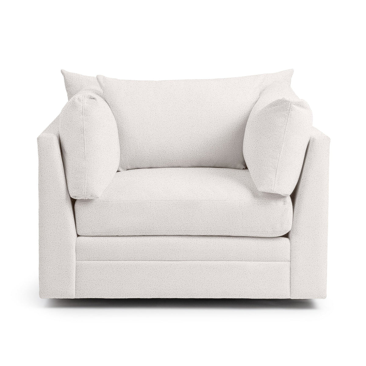Audrey Swivel Chair - Flax / Polyester - Classic Home 5309SWC1101