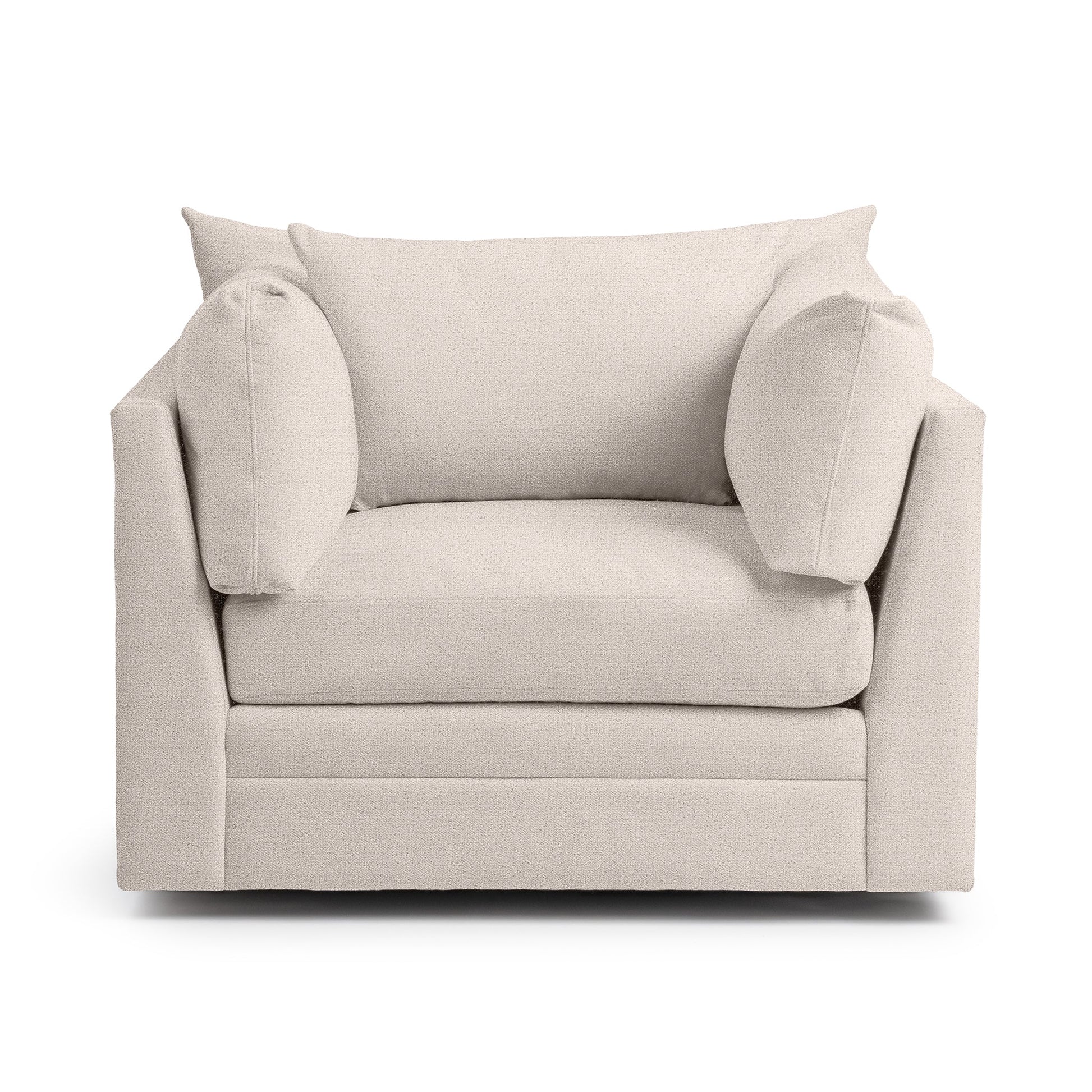 Audrey Swivel Chair - Bliss-Beige