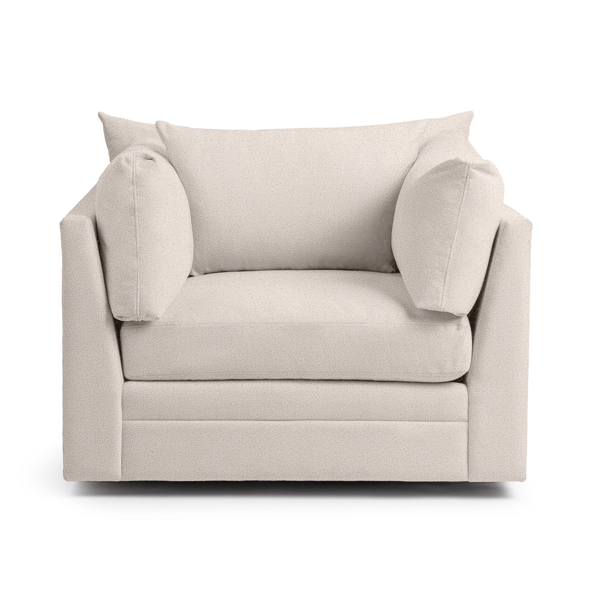 Audrey Swivel Chair - Bliss-Beige