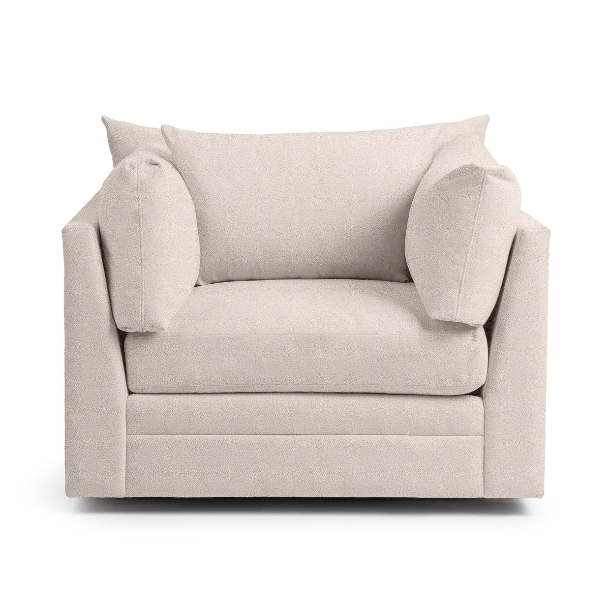 Audrey Swivel Chair - Twine / Polyester - Classic Home 5309SWC1102