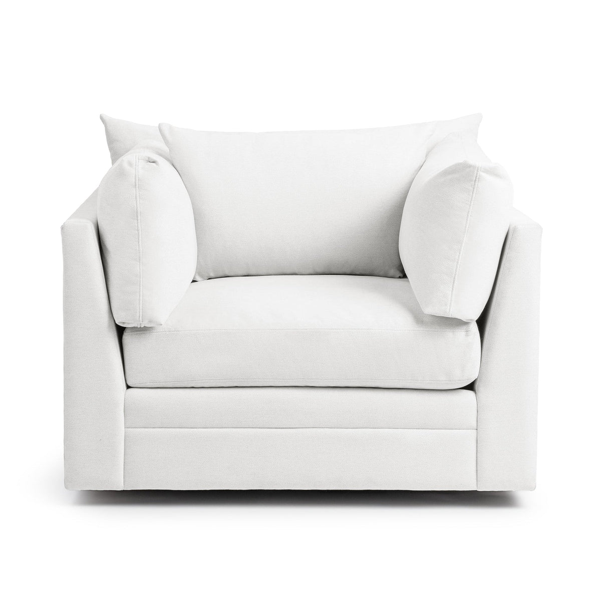 Audrey Swivel Chair - Pearl / Polyester - Classic Home 5309SWC1103