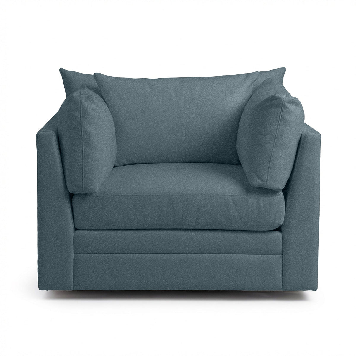 Audrey Swivel Chair - Bayou / Leather - Classic Home 5309SWC1404