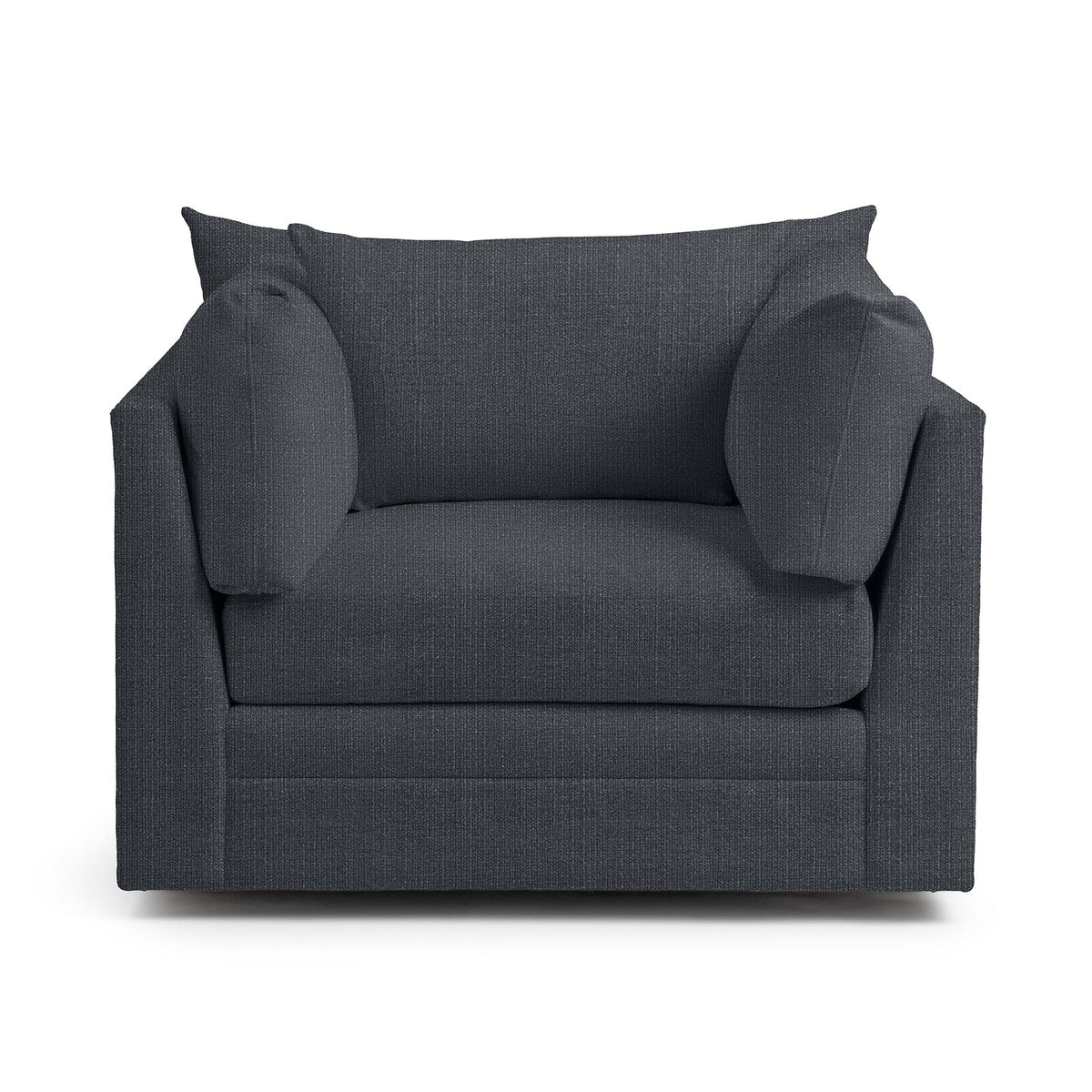 Audrey Swivel Chair - Pacific Blue / Polyester - Classic Home 5309SWC2003