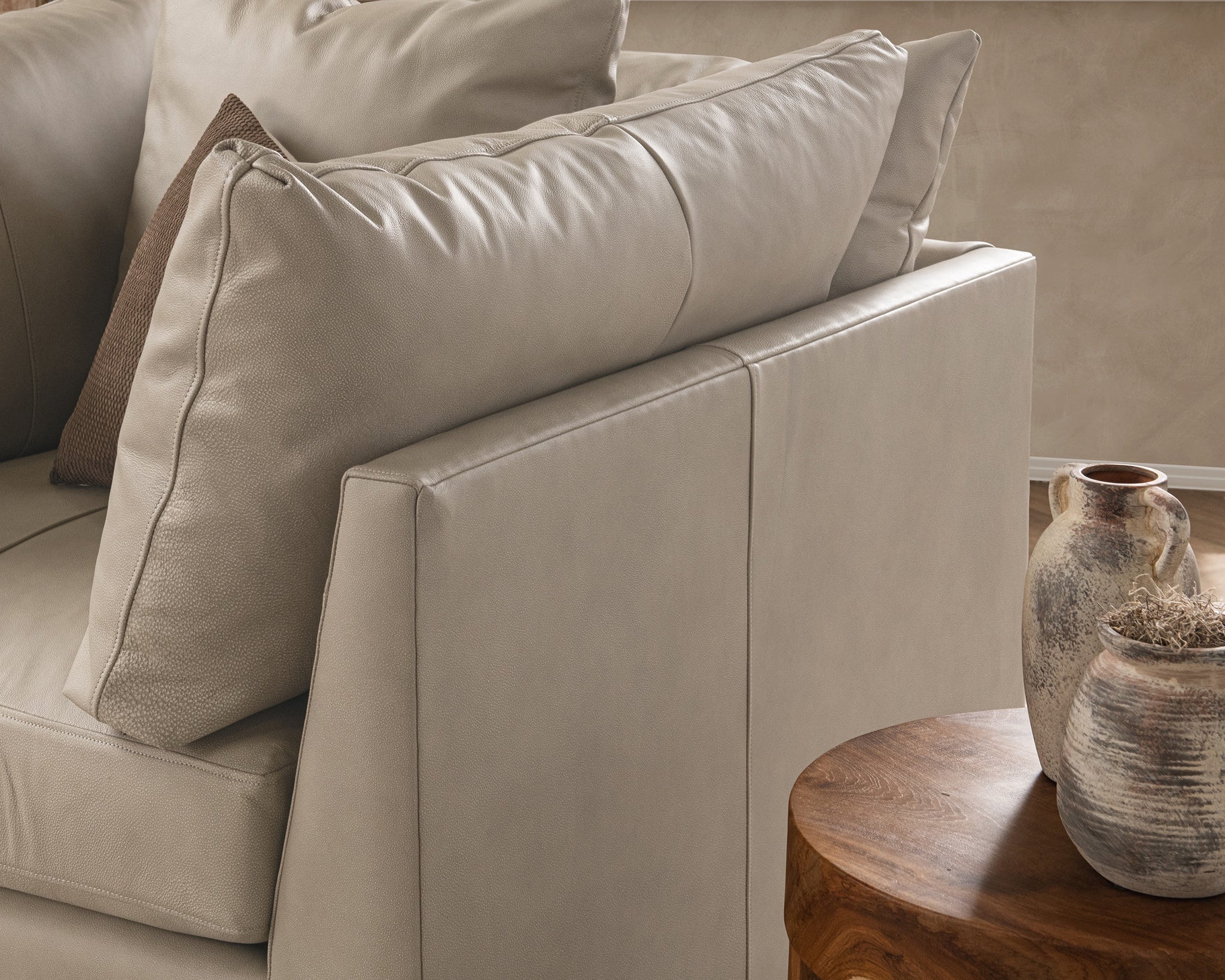 Audrey Swivel Chair - Bliss-Beige