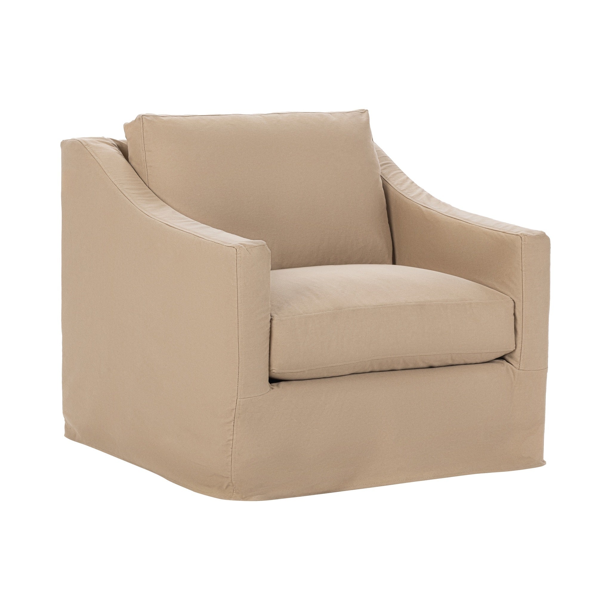 Kipton Swivel Chair - Bliss-Beige
