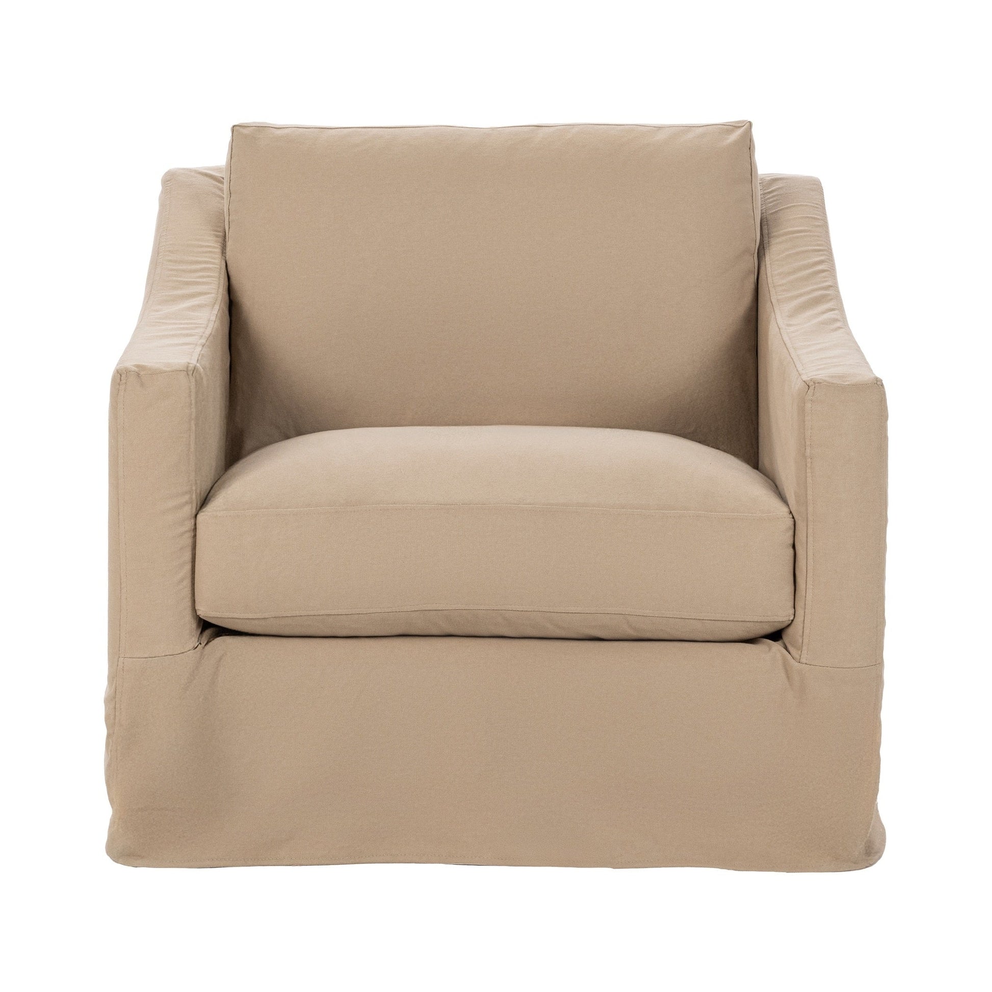 Kipton Swivel Chair - Bliss-Beige