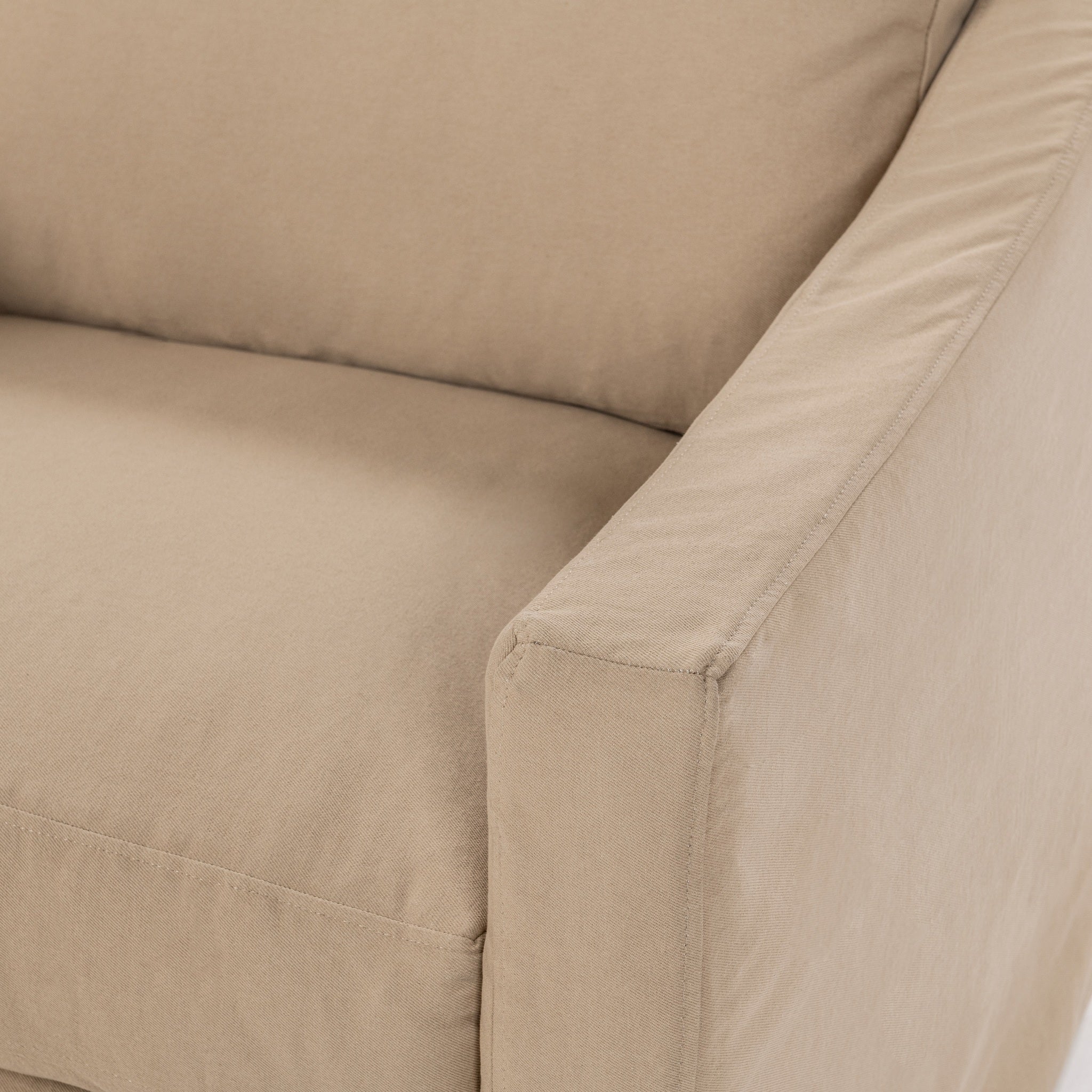Kipton Swivel Chair - Bliss-Beige