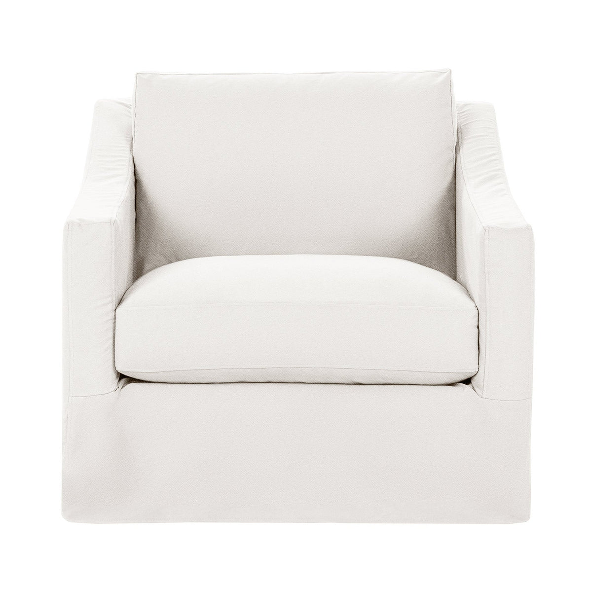 Kipton Swivel Chair - Ivory / Polyester - Classic Home 5310CUEIV