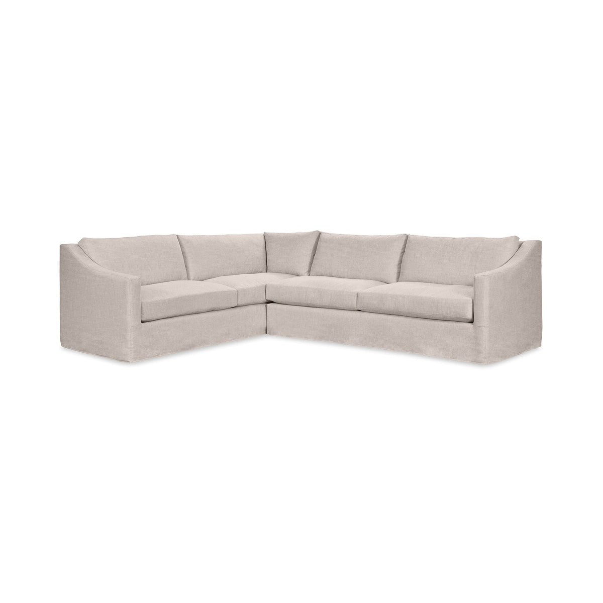 Kipton LAF Corner Sectional - Oat Beige / Olefin - Classic Home 5310LSC1605