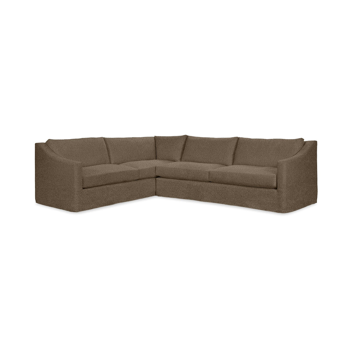 Kipton LAF Corner Sectional - Mink Brown / Olefin - Classic Home 5310LSC1606