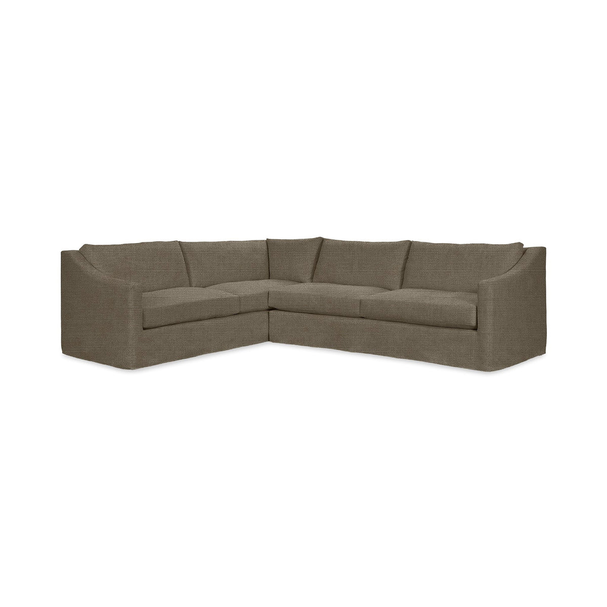 Kipton LAF Corner Sectional - Putty / Polyester - Classic Home 5310LSC2001