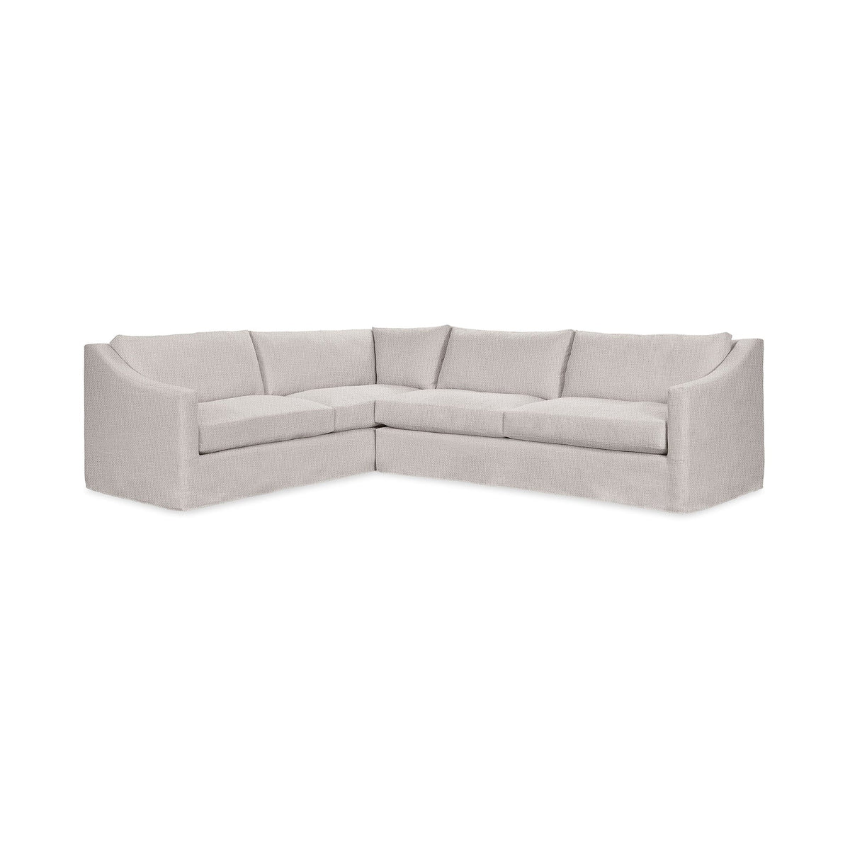 Kipton LAF Corner Sectional - Winter Wheat / Polyester - Classic Home 5310LSC2203