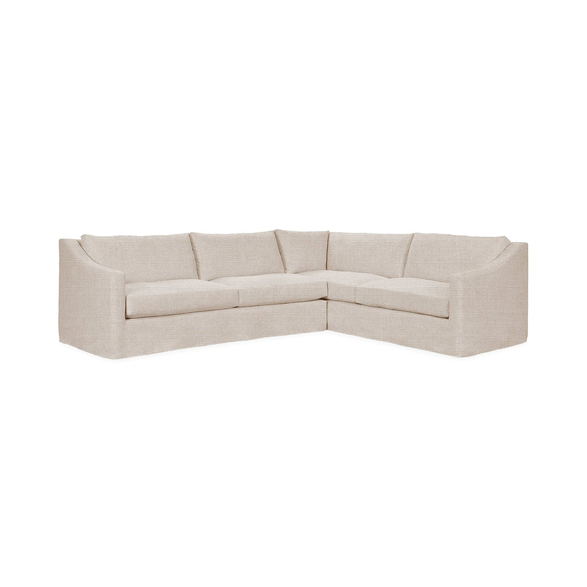 Kipton RAF Corner Sectional - Twine / Polyester - Classic Home 5310RSC1102