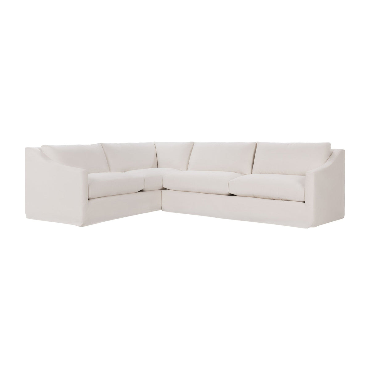 Kipton LAF Corner Sectional - Pearl / Polyester - Classic Home 5310SC2DPR