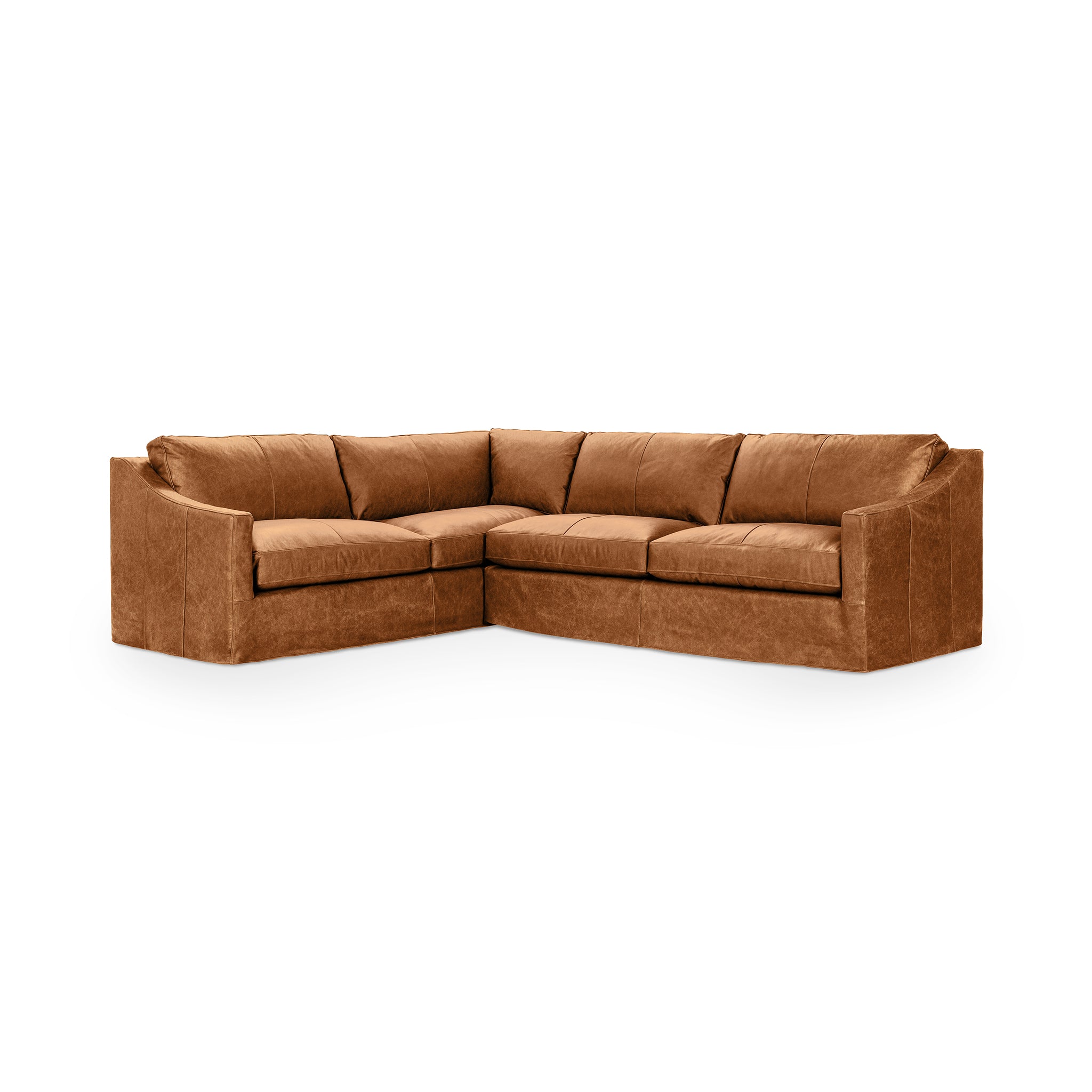 Kipton LAF Corner Sectional - Harvest Bronze