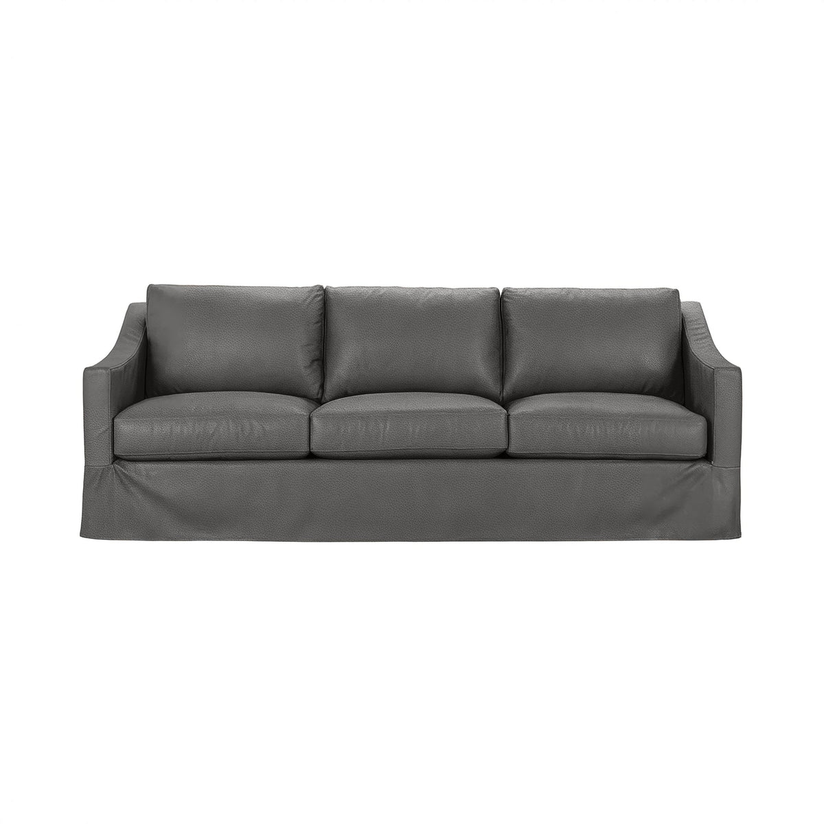Kipton Sofa - Gray / Leather - Classic Home 5310SFLGR