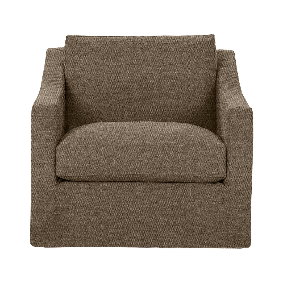Kipton Swivel Chair - Mink Brown / Olefin - Classic Home 5310SWC1606