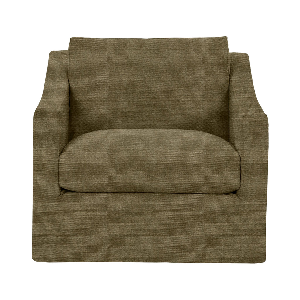 Kipton Swivel Chair - Soft Olive / Polyester - Classic Home 5310SWC2002