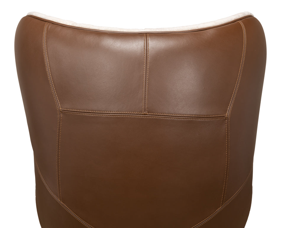 Jacobean Mid 20th Century Egg Chair by Sarreid Ltd - view 8