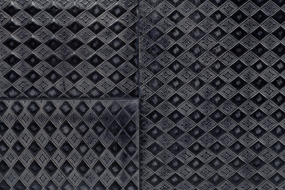 Bronzini Credenza, Embossed Blue/Grey by Sarreid Ltd - view 7