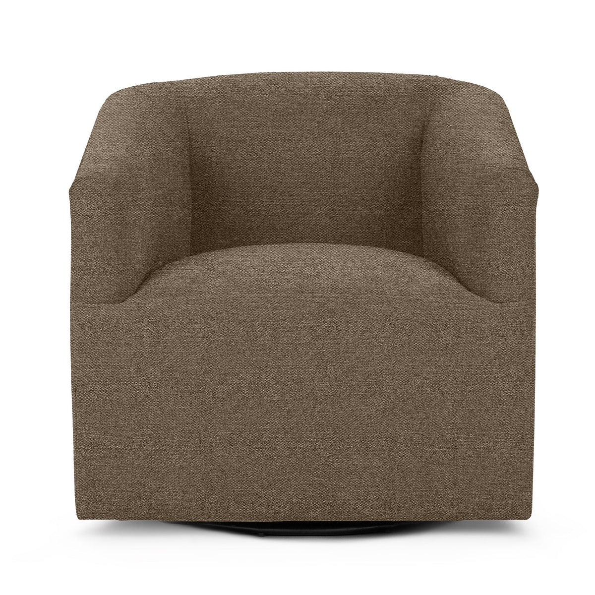Vernon Swivel Chair - Mink Brown / Olefin - Classic Home 5313SWC1606
