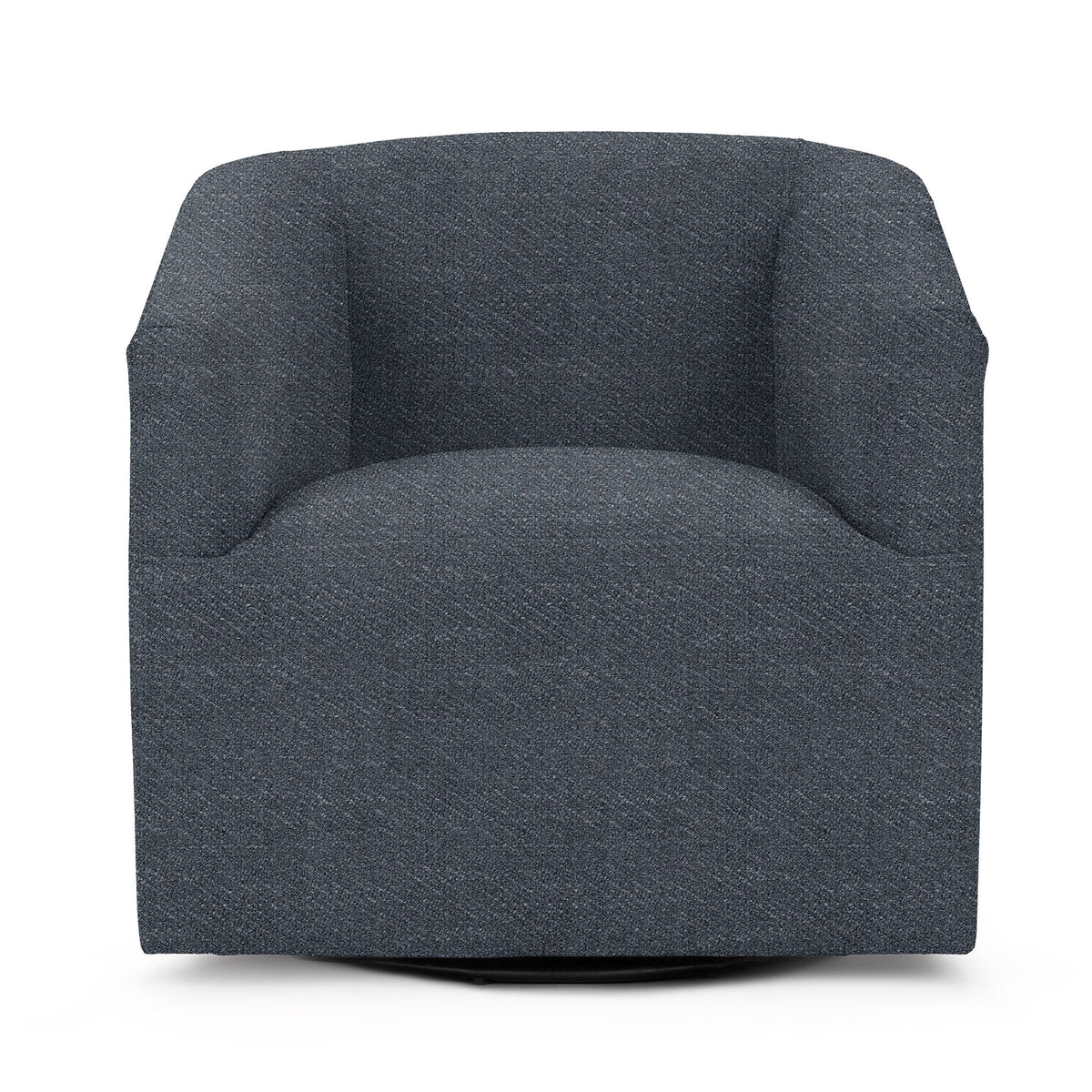 Vernon Swivel Chair - Midnight Denim / Polyester - Classic Home 5313SWC2102