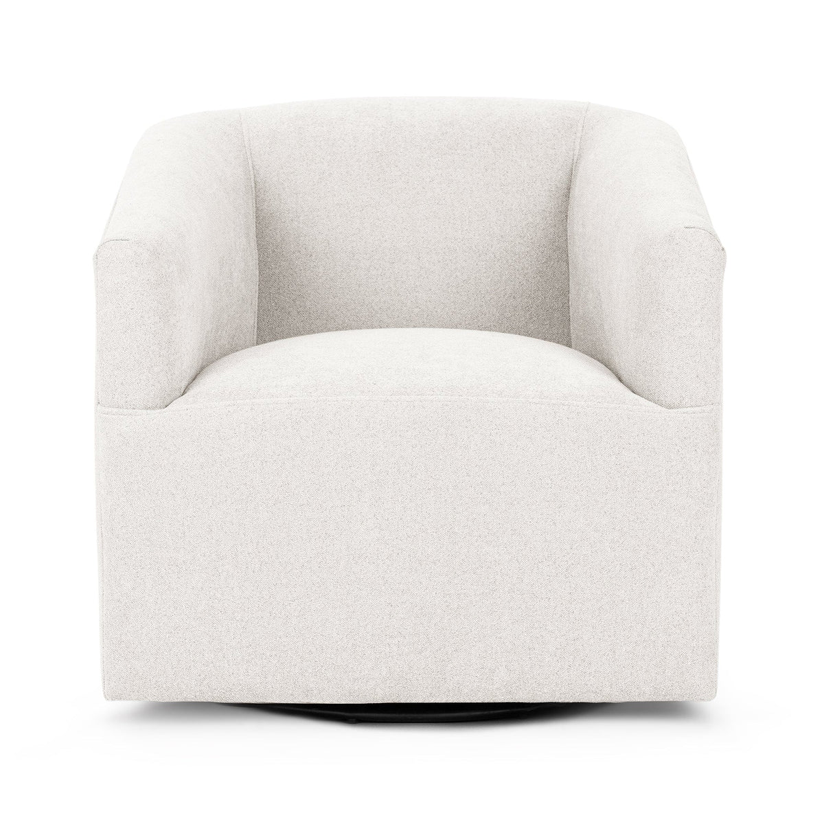Vernon Swivel Chair - Ivory / Polyester - Classic Home 5313SWEIV