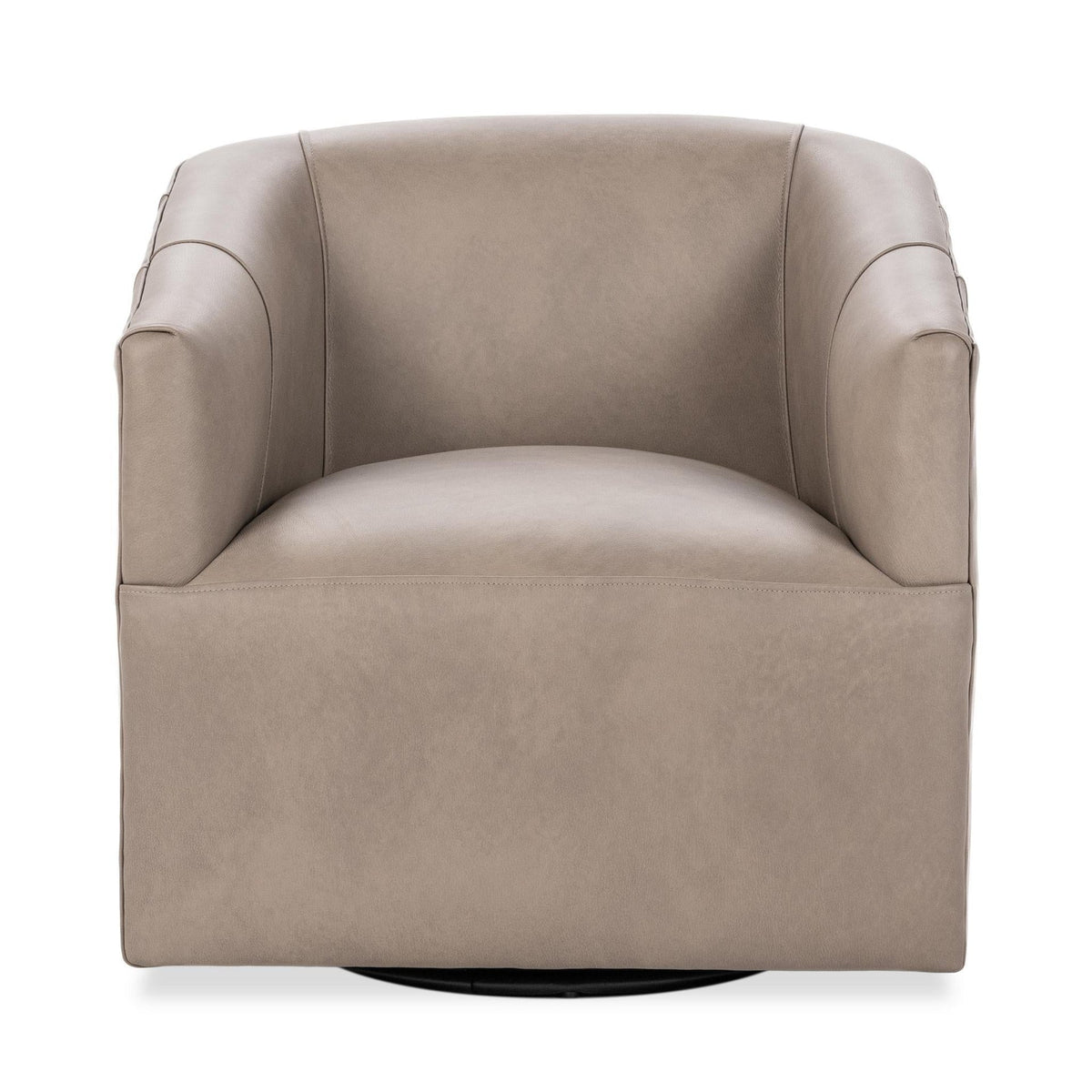 Vernon Swivel Chair - Cashmere / Leather - Classic Home 5313SWLCM