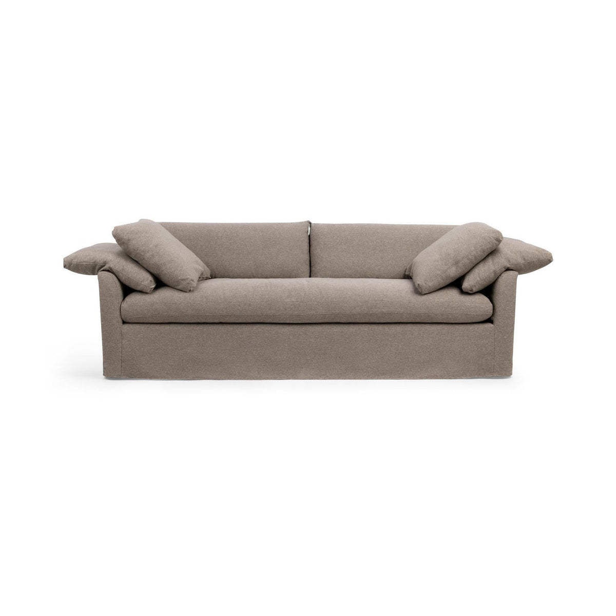 Cassiano Slip Cover Sofa - Mink Brown / Olefin - Classic Home 5315SF1606