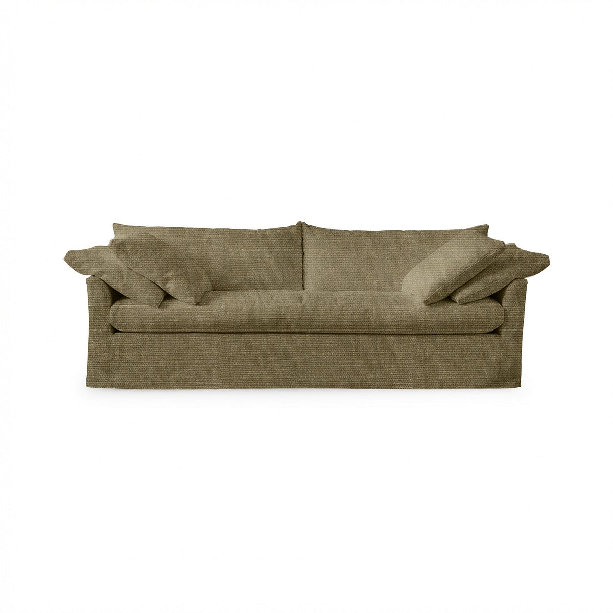 Cassiano Slip Cover Sofa - Soft Olive / Polyester - Classic Home 5315SF2002