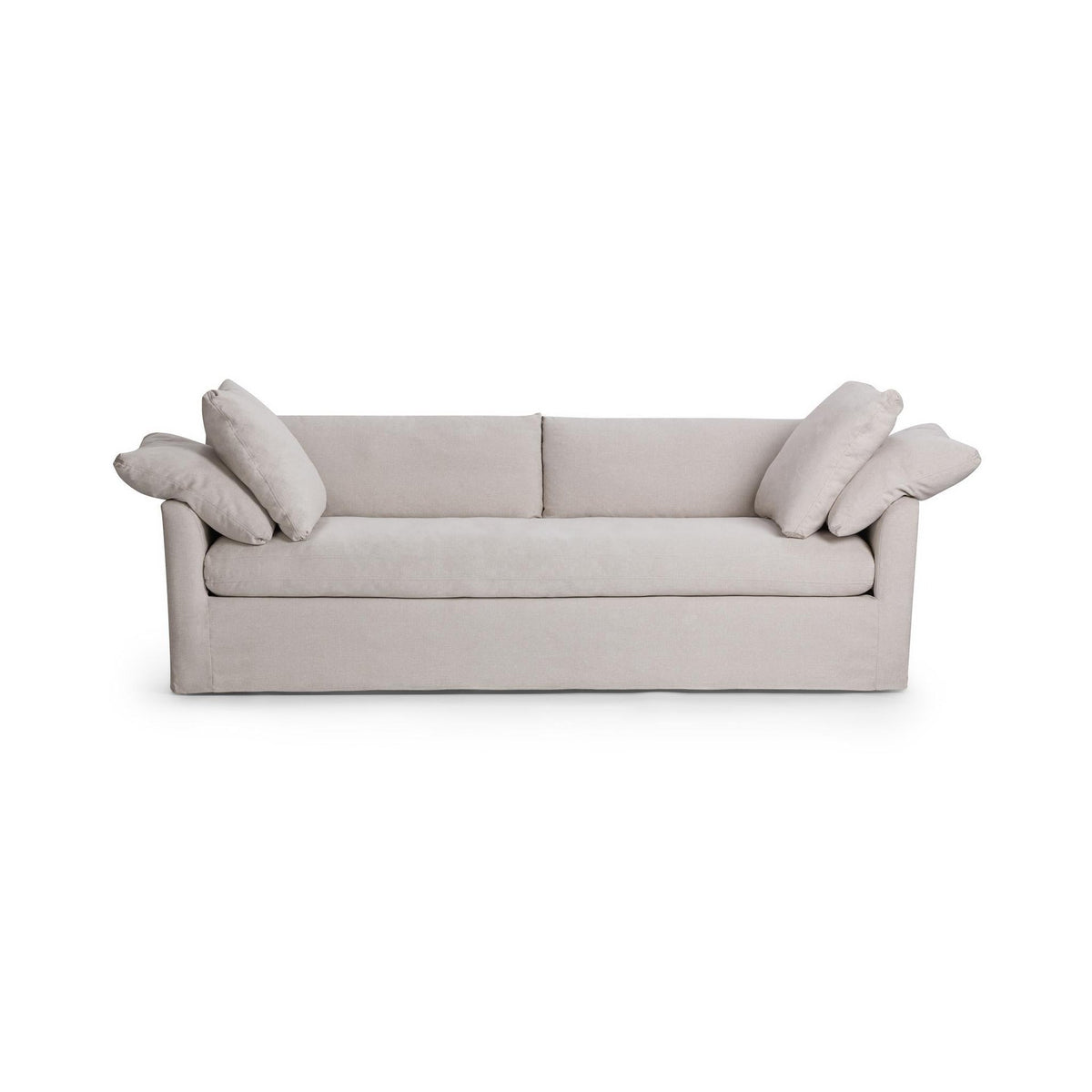 Cassiano Slip Cover Sofa - Flax / Polyester - Classic Home 5315SFDFL