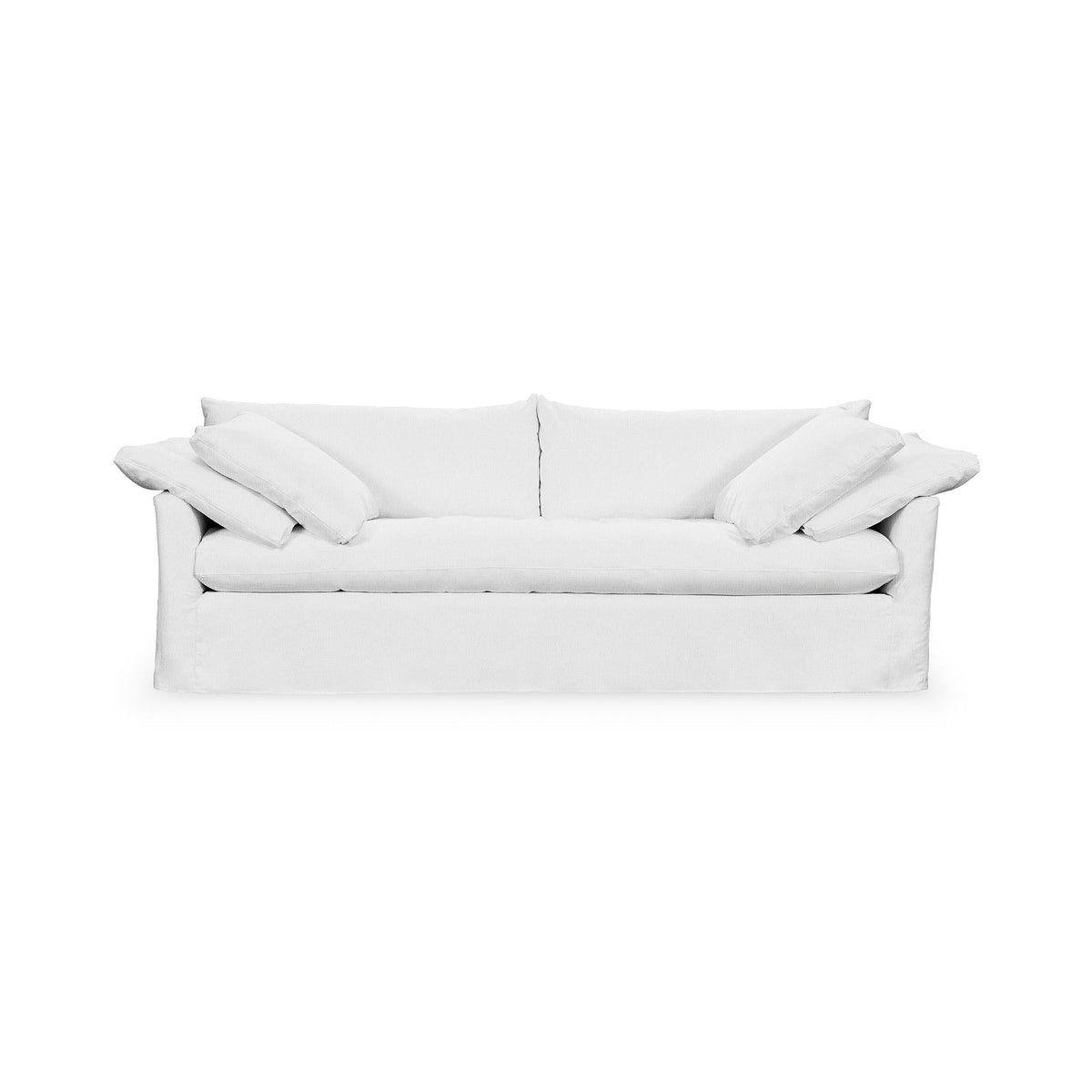 Cassiano Slip Cover Sofa - Pearl / Polyester - Classic Home 5315SFDPR