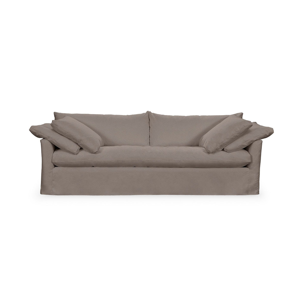 Cassiano Slip Cover Sofa - Charcoal / Polyester - Classic Home 5315SFECH