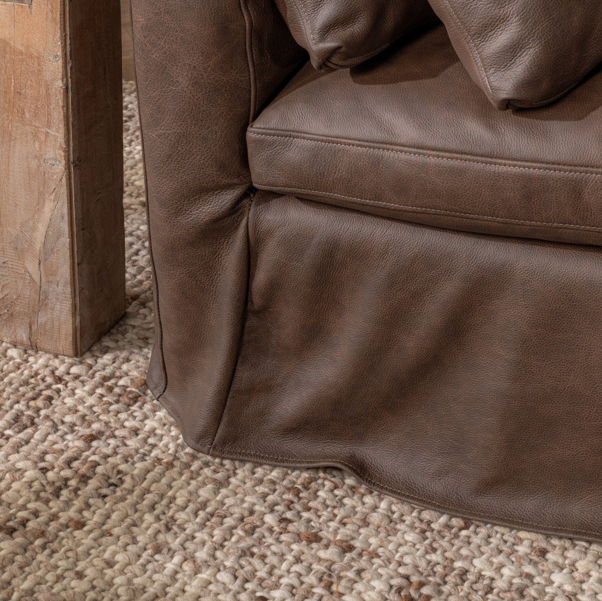 Cassiano Slip Cover Sofa - Harvest Bronze
