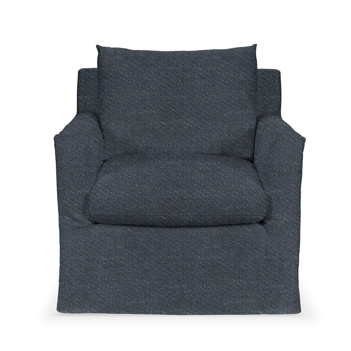 Cassiano Swivel Chair - Midnight Denim / Polyester - Classic Home 5315SWC2102