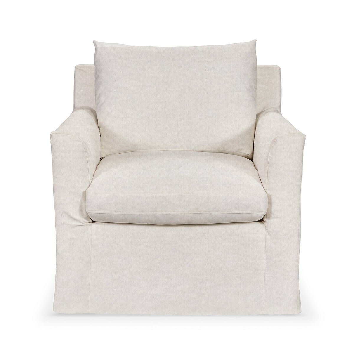 Cassiano Swivel Chair - Flax / Polyester - Classic Home 5315SWDFL