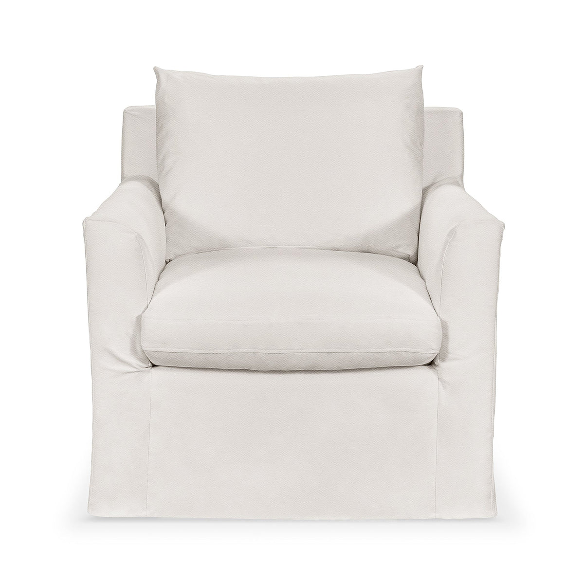 Cassiano Swivel Chair - Ivory / Polyester - Classic Home 5315SWEIV