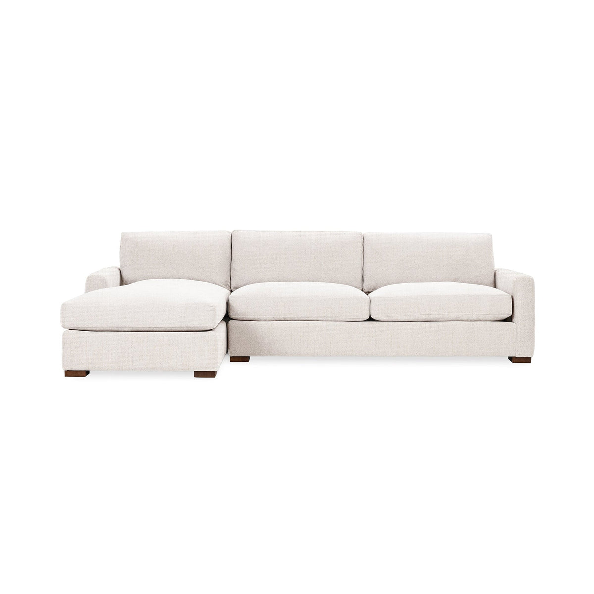 Coburn Left Chaise Sofa - Flax / Polyester - Classic Home 5317LCHDFL