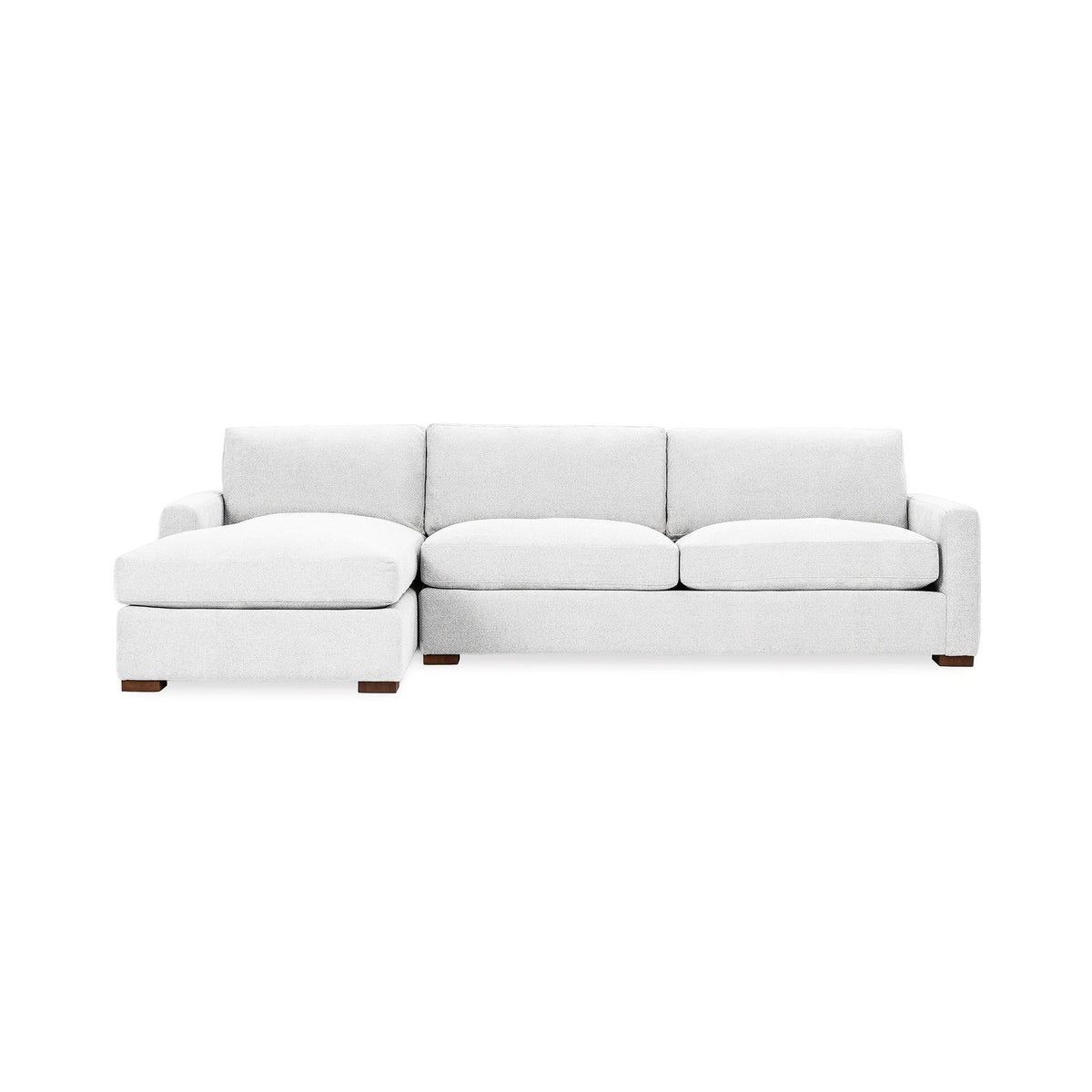 Coburn Left Chaise Sofa - Pearl / Polyester - Classic Home 5317LCHDPR