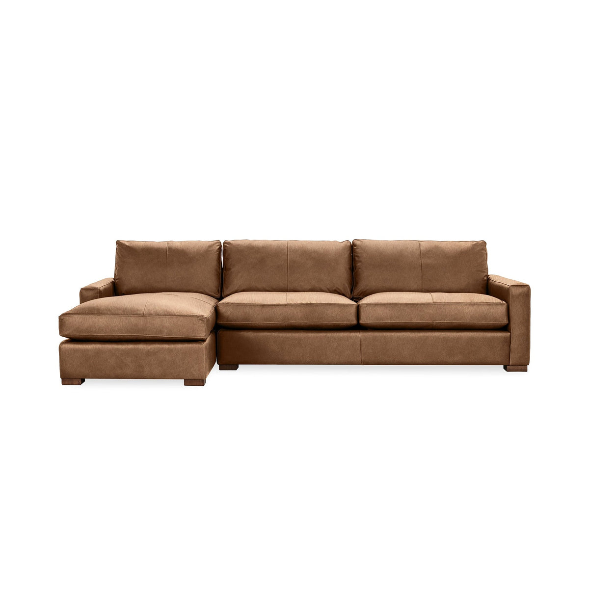 Coburn Left Chaise Sofa - Sand / Leather - Classic Home 5317LCHEPSN