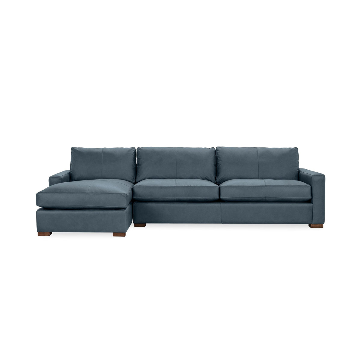 Coburn Left Chaise Sofa - Bayou / Leather - Classic Home 5317LCHLBU