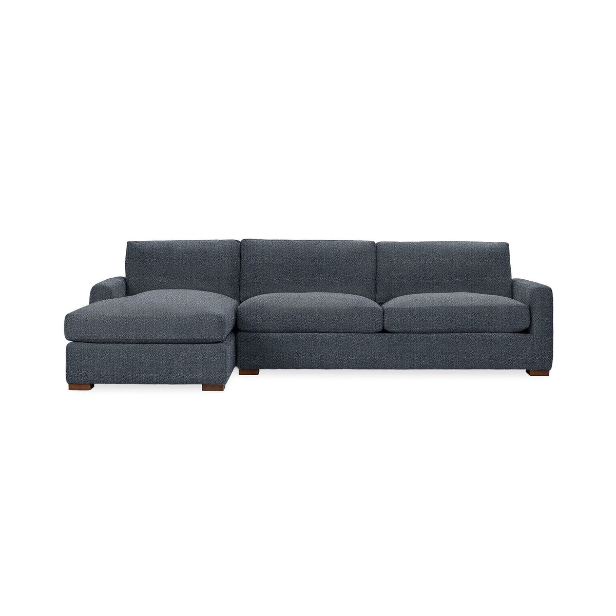Coburn Left Chaise Sofa - Midnight Denim / Polyester - Classic Home 5317LSF2102