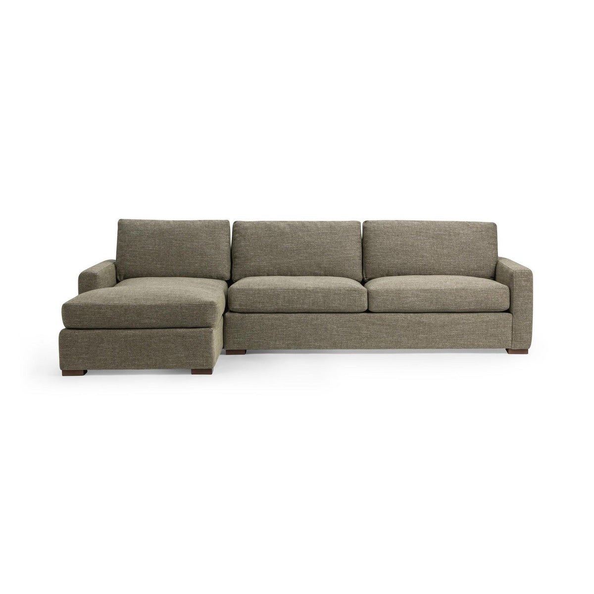 Coburn Left Chaise Sofa - Tuscan Olive / Polyester - Classic Home 5317LSF2103