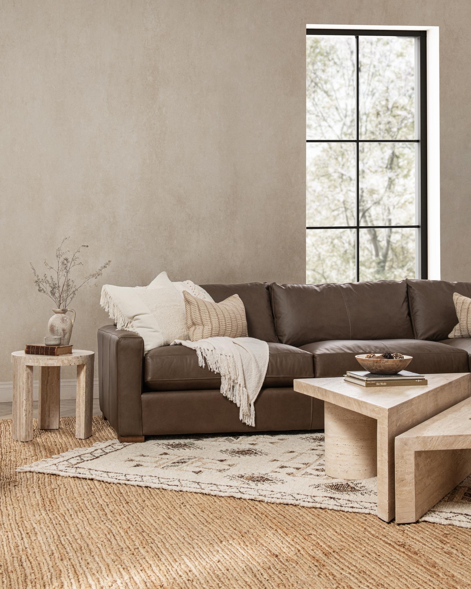Coburn Right Chaise Sofa - Bliss-Beige