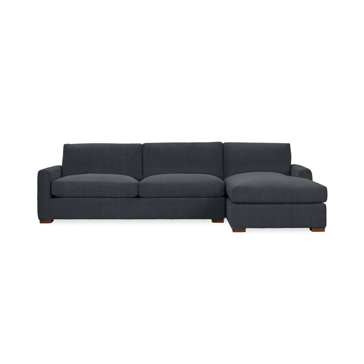 Coburn Right Chaise Sofa - Pacific Blue / Polyester - Classic Home 5317RSF2003