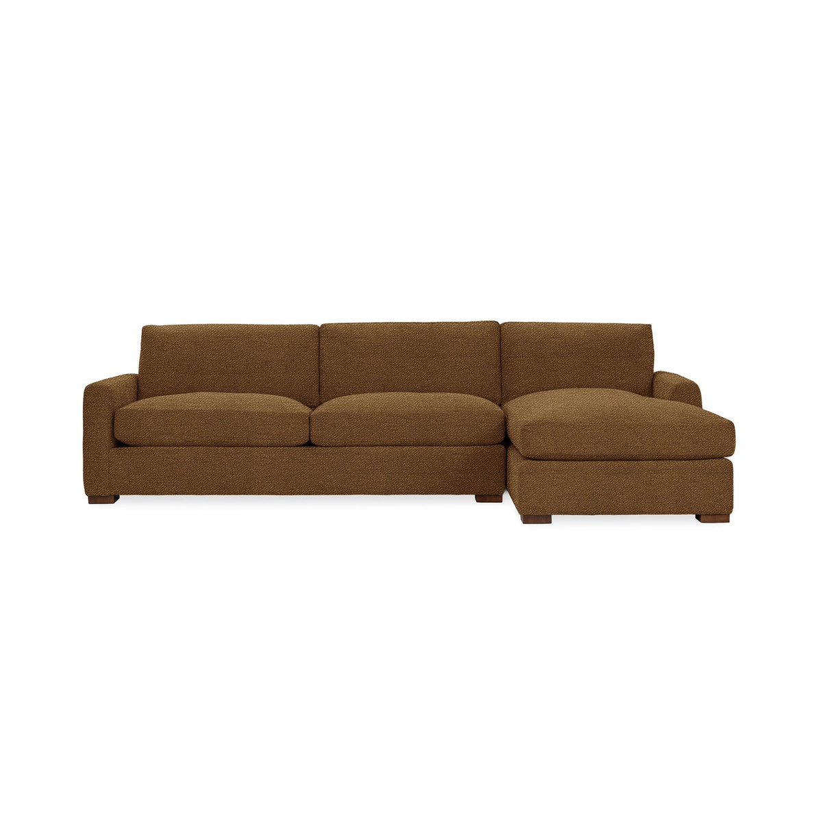 Coburn Right Chaise Sofa - Dijon Mustard / Polyester - Classic Home 5317RSF2202